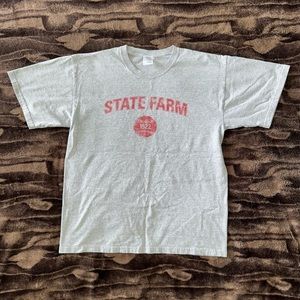 State Farm Insurance Gray Cotton T-Shirt